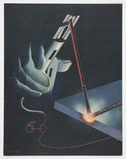 Print, Welding, Page 148 from Fortune