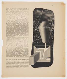 Print, Thermit Welds Heavy Stern Frames, Page 153 from Fortune