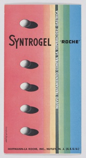 Brochure, Syntrogel: Nuevo Tratamiento Contra la Hiperacidez Gastrica (New Treatment Against Gastric Hyperacidity)