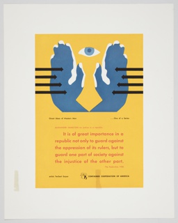 Print, Great Ideas of Western Man Featuring Alexander Hamilton