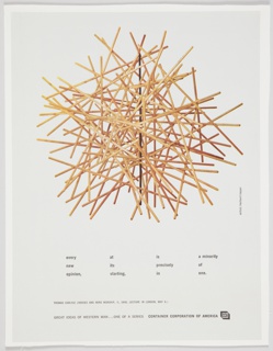 Print, Great Ideas of Western Man Featuring Thomas Carlyle