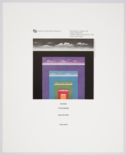 Print, Great Ideas of Western Man Featuring Ludwig Wittgenstein