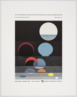 Print, Great Ideas of Western Man Featuring Alfred North Whitehead