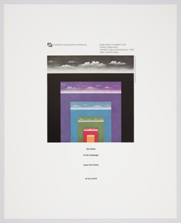 Print, Great Ideas of Western Man Featuring Ludwig Wittgenstein