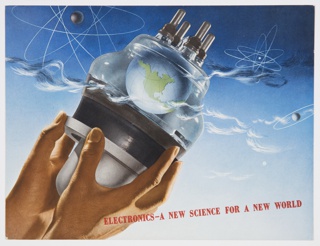 Booklet Cover, Cover, Electronics—A New Science for a New World