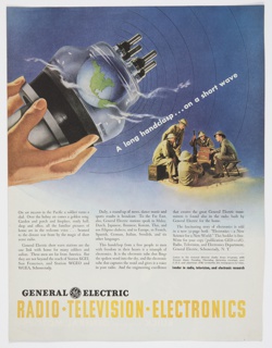 Print, A Long Handclasp. . .on a Short Wave