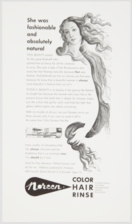 Print, Noreen Color Hair Rinse, She Was Fashionable and Absolutely Natural