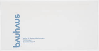 Envelope, Bauhaus Ausstellung