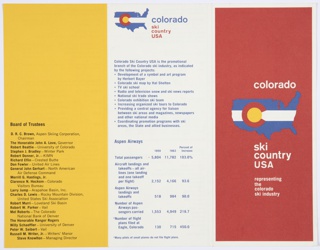 Brochure, Ski Colorado: Ski Country USA