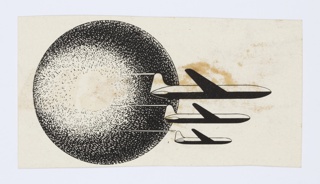 Print, Three Jets and Planet