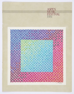 Print, Aspen Music Festival 1981