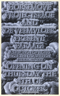 Poster, HorseMoveProjectSpace and Deveemvloer Present: Paraat 3