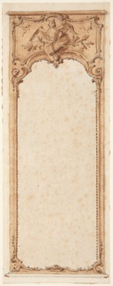 Drawing, Design for a mirror frame