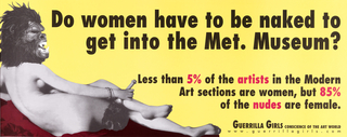Poster, Do Women Have to be Naked to Get into the Met. Museum?