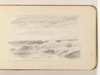 Album Page, Scene of Ocean Chop