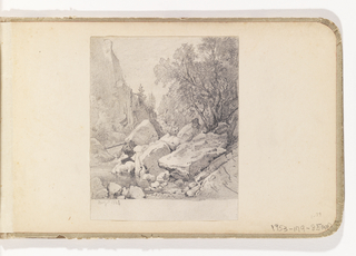 Album Page, View of Wissahickon Creek