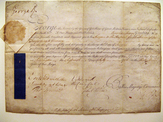 Manuscript Of Calligraphy, Authorization For the Appointment of a Military Surgeon