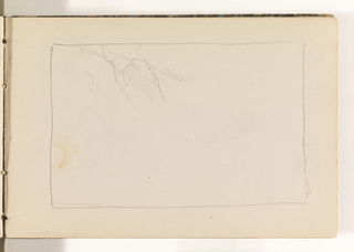Sketchbook Folio, Unfinished Contours of Cliffs