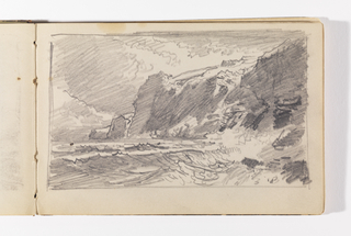 Sketchbook Folio, New England Coast with Cliffs
