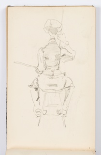 Sketchbook Folio, Sketchbook Page: Artist at Work