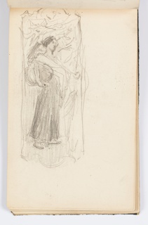 Sketchbook Folio, Sketchbook Page: Standing Figure