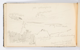 Sketchbook Folio, Sketchbook Page: Landscape
