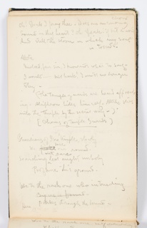 Sketchbook Folio, Sketchbook Page: Chorus of Temple Guards