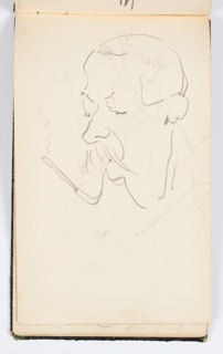 Sketchbook Folio, Sketchbook Page: Caricature