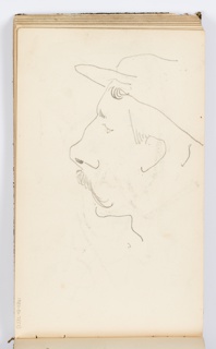 Sketchbook Folio, Sketchbook Page: Caricature