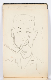 Sketchbook Folio, Sketchbook Page: Portrait