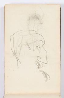 Sketchbook Folio, Sketchbook Page: Caricatures