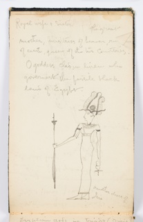 Sketchbook Folio, Sketchbook Page: Isis