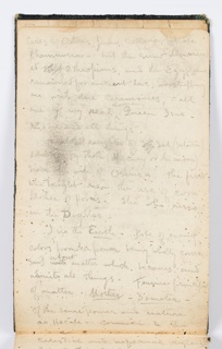 Sketchbook Folio, Sketchbook Page: Notes on Isis