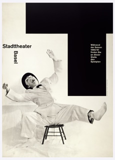 Poster, 1960/61 Stadttheater Basel [Poster for the 1960-61 Season of the City Theater, Basel]