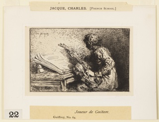 Print, Joueur de Guitarre