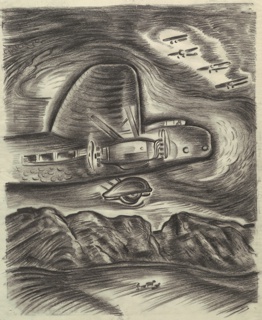 Drawing, The Tin Feathered Buzzard