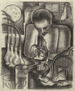 Drawing, One Glass Eye