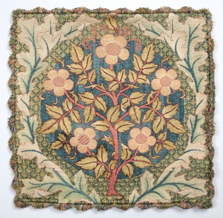 Cushion Cover, Rose Wreath