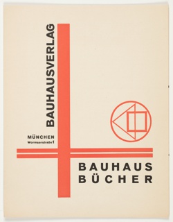 Prospectus, Bauhaus Bücher (Bauhaus Books]