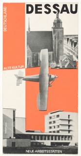 Brochure, Prospekt der Stadt Dessau (City of Dessau Brochure)