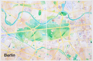 Print, Berlin, from Watercolor Maptiles