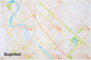 Print, Baghdad, from Watercolor Maptiles