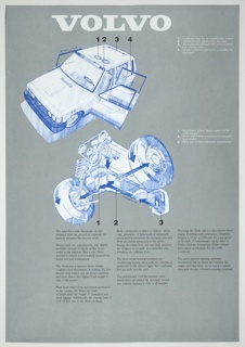 Poster, Volvo Taxi Car