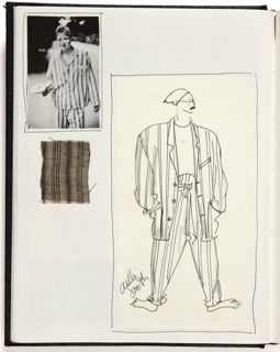 Sketchbook, Cotton Club Gala Costume Designs