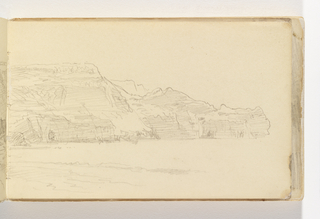 Sketchbook Folio, Sketch of Sandsend, Whitby, England