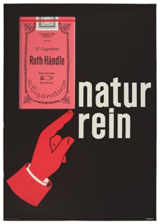 Poster, Roth-Händle Naturrein