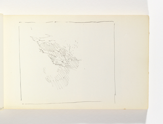 Sketchbook Folio, Rough Cliff Study