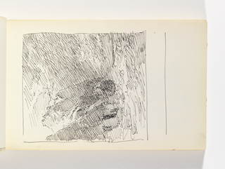 Sketchbook Folio, Quick Sketch of  Cliffs and Waves