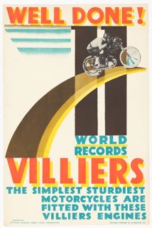 Poster, Well Done! 11 World Records, Villiers