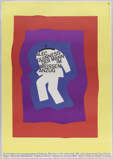 Poster, Der Mann im weißen Anzug (The Man in the White Suit)